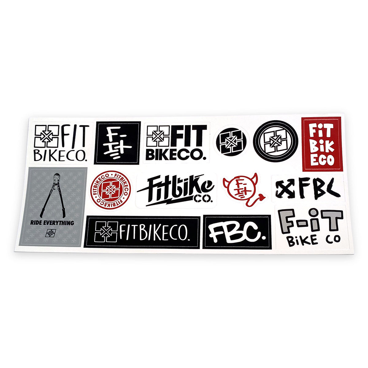 FIT 2022 PRO-MO STICKER SHEET 4" X 9"