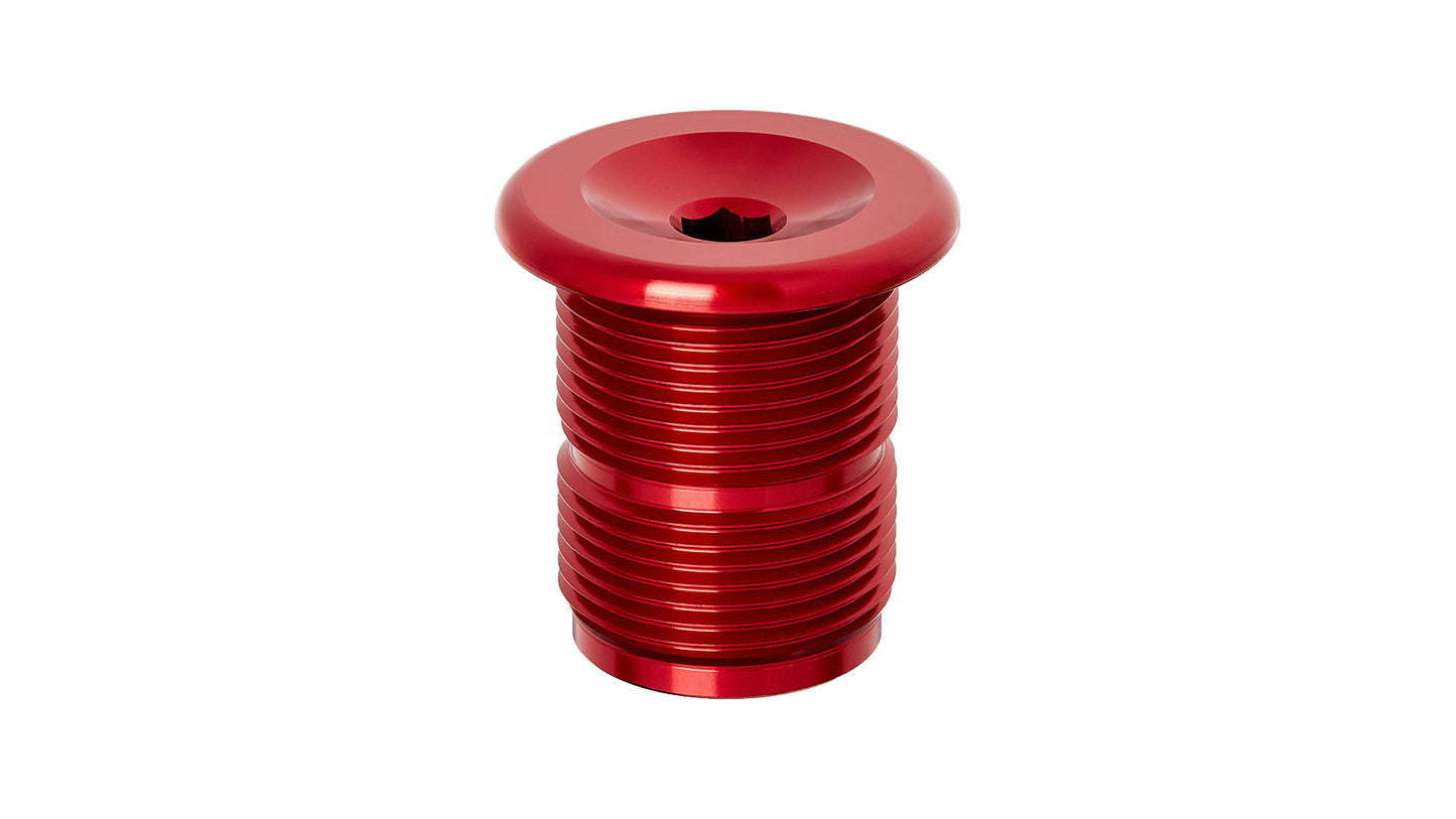 S&M M24 X 1.5 FORK CAP - RED