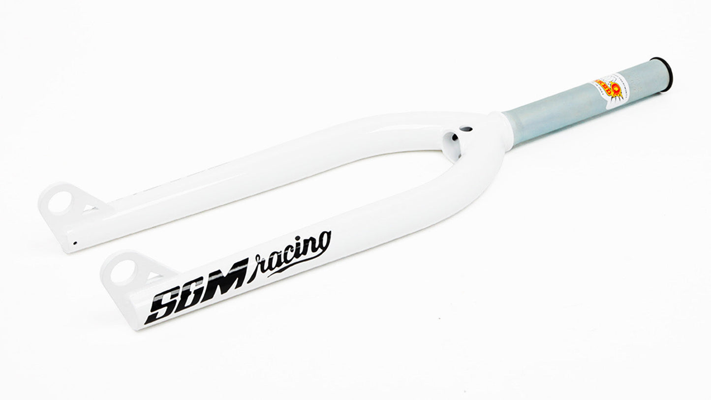 S&M TAPERED 24" CRUISER RACE XLT DUB FORK (20MM) GLOSS WHITE