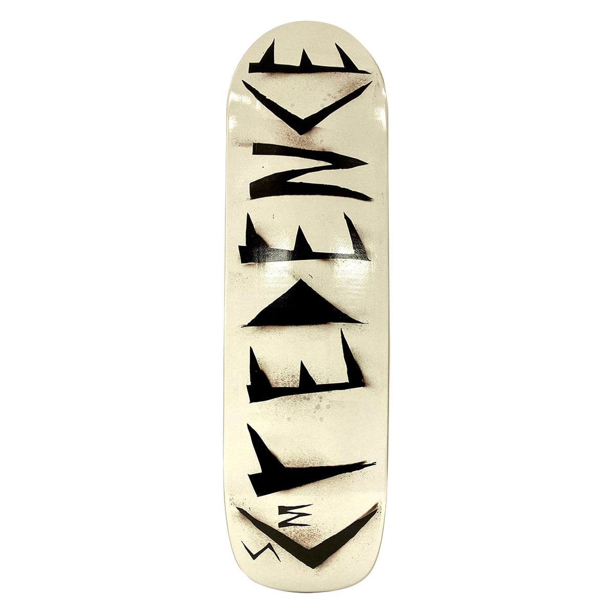 S&M CREDENCE POOL DECK WHITE WITH BLACK PRINT