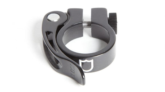 S&M QUICK RELEASE SEAT CLAMP BLACK 28.6mm I.D. for 25.4mm POSTS