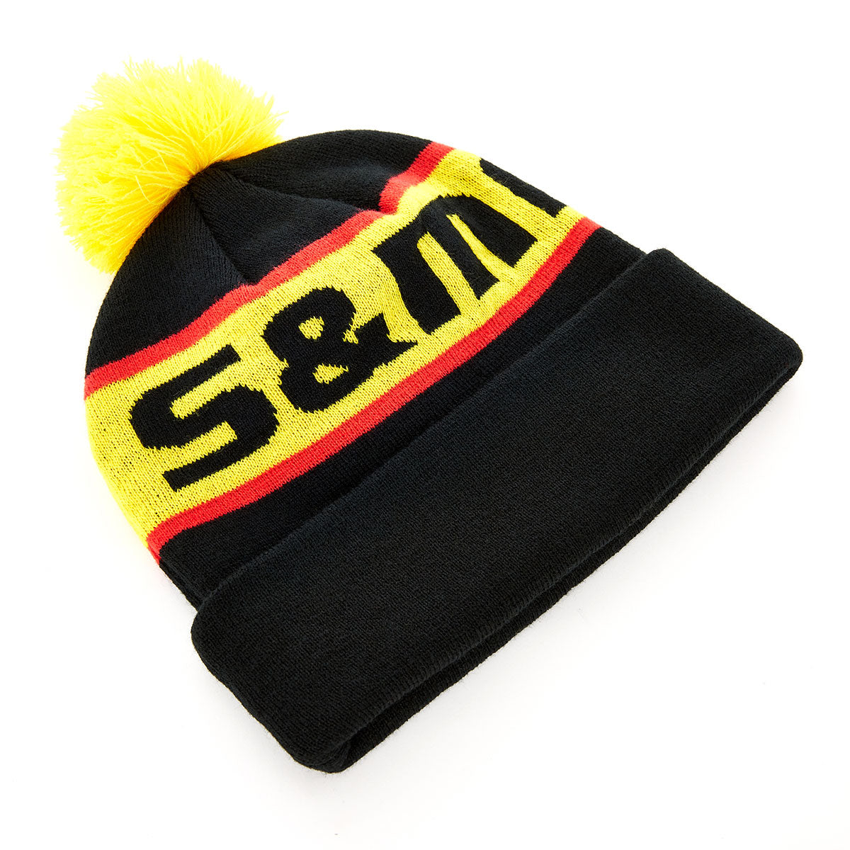 S&M FACTORY POM BEANIE BLACK