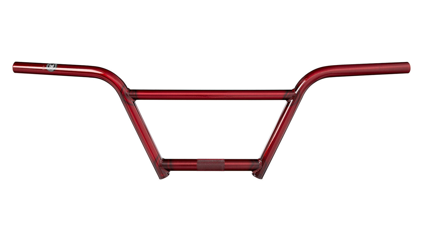 S&M 7" 4 PIECE CRUISER BAR TRANS RED