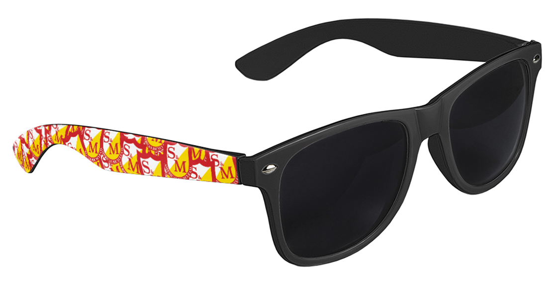 S&M SHIELD SHADES BLACK