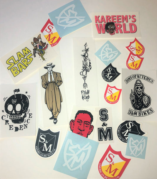 S&M RANDOM 20 SMALL STICKERS