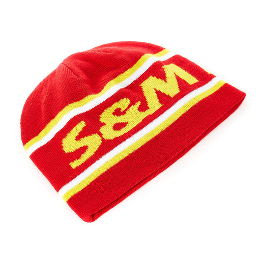 S&M FACTORY KNIT BEANIE RED