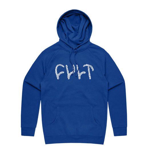 Scribble Hoodie / blue