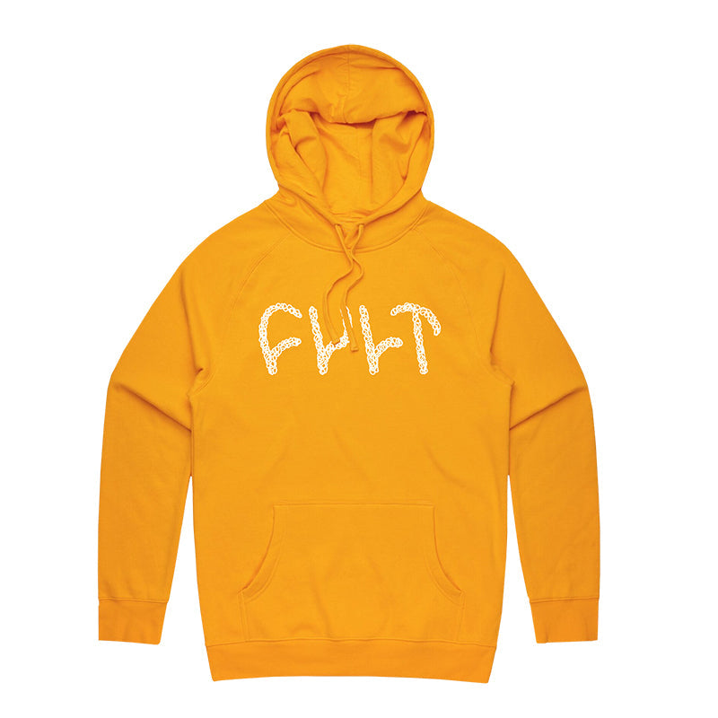 Scribble Hoodie / gold