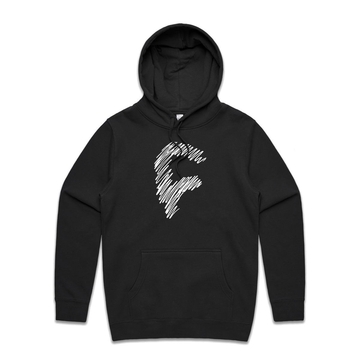 Sketchy Hoodie / black