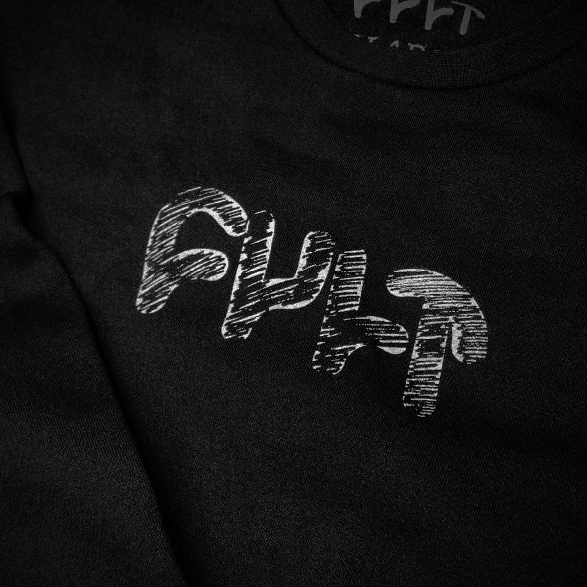 Sketchy Crewneck / black