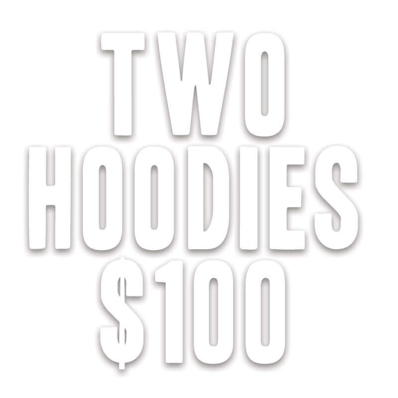 2 Hoodies for $100-WE CHOOSE THE GOODS... JUST PICK YOUR SIZE... 2x random hoodies-5050 Bike & Skate