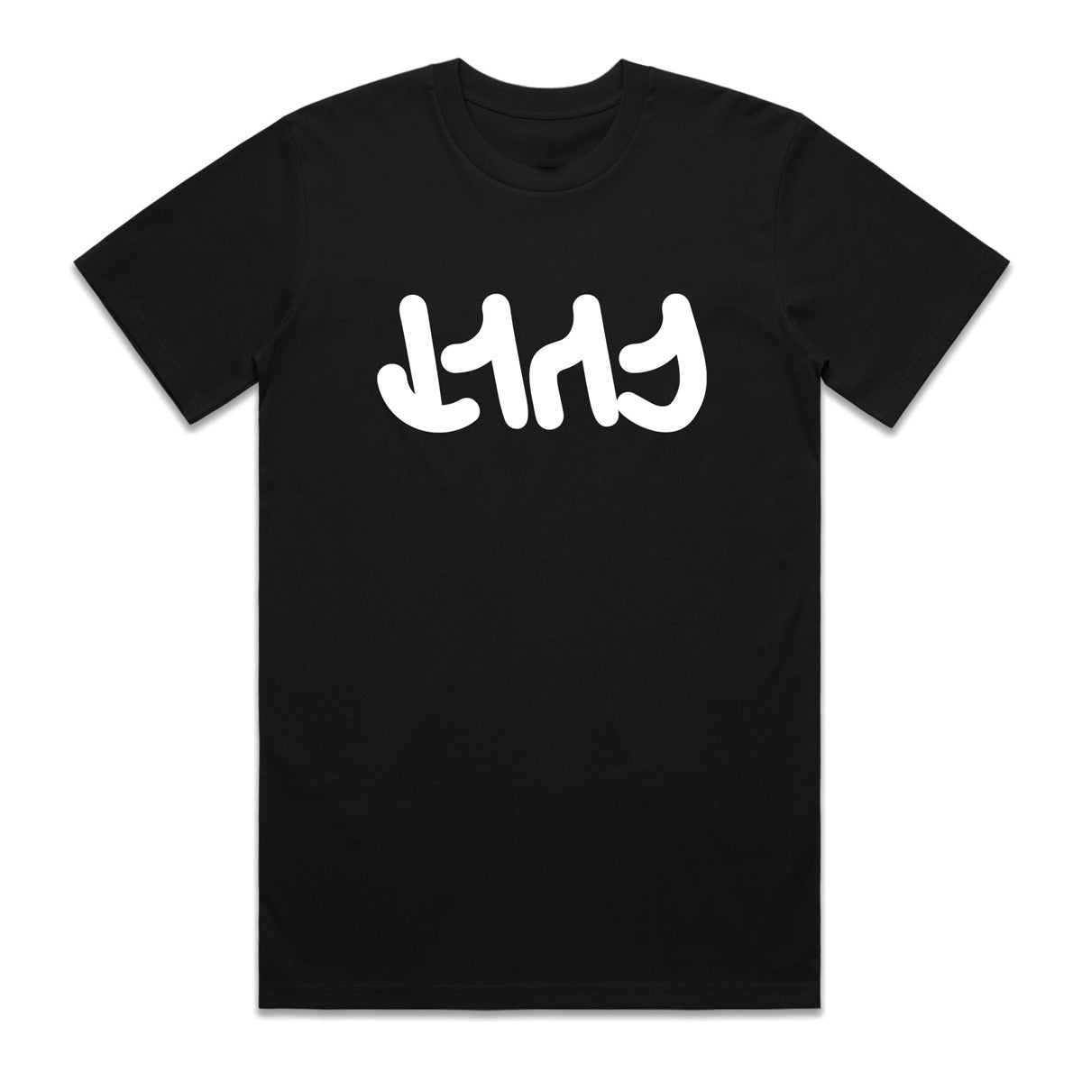 Upside Down Tee / black